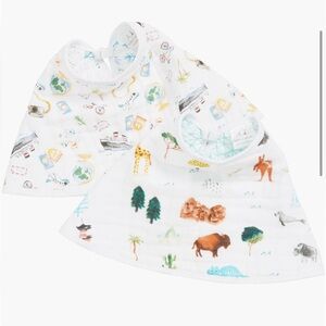 Aden + Anais muslin bibs / burp cloths - barely used